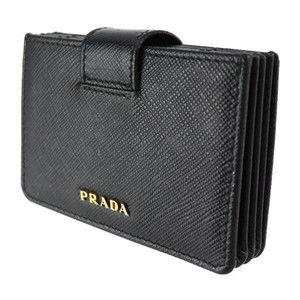 Prada Case Card Leather Black